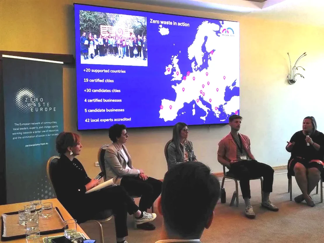 Presentació dels avenços de la Certificació Residu Zero durant la trobada de Zero Waste Europe